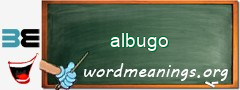 WordMeaning blackboard for albugo